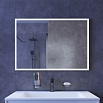 Зеркало Iddis Slide SLI1000i98 100x70 см с подсветкой, термообогревом, черный