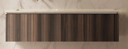 Мебель для ванной Vincea Luxe 140 см шпон натуральный орех