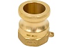 Камлок типа A (ниппель; внутренняя резьба BSP; 32 мм-1 1/4"; латунь) TITAN LOCK TL125ABR