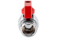 Шаровой кран PROFACTOR PF CHROME MINI для бытовой техники н/н 1/2 PF BMV 353