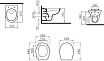 Подвесной унитаз VitrA Normus L-box 9773B003-7206 с микролифтом, инсталляцией