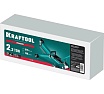 Подкатной домкрат с увеличенным подъемом Kraftool rigid 2.25т 130-385 мм, в кейсе 43452-2-K