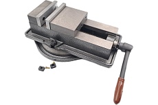 Станочные тиски TORNERI прецизионные поворотные L губок 125 мм, серия QM16125 Swivel 045758