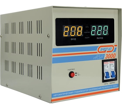 Стабилизатор с цифровым дисплеем Энергия АСН-3000 Е0101-0126