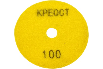 Круг шлифовальный алмазный гибкий 100 мм, Р 100 Креост 5506100-100#