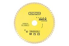 Диск алмазный турбо 180x2.8x22 мм Korvus 2208215 Лк-00003265