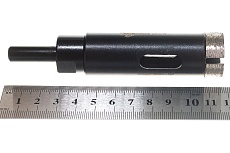 Коронка алмазная по керамограниту, серебряная пайка (25 мм) TRIO-DIAMOND GCB762