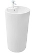 Раковина напольная WeltWasser LEERBACH 4646 GL-WT 46 см, 10000005491 белый глянец