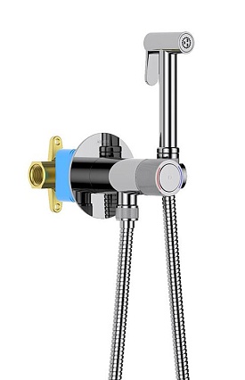 Смеситель Aquatek Бетта AQ1023CR с гигиеническим душем, хром