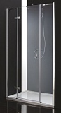 Душевая дверь Cezares BERGAMO-W-B-13-60+60/40-C-Cr-L 160x195, прозрачная, L