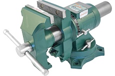 Слесарные поворотные тиски Jonnesway C-B5 125 мм 46293