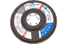 Круг лепестковый торцевой (125х22.23 мм; P80; корунд) CARBODISK Н0160442 00-00016212