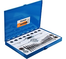 Набор метчиков и плашек Ермак 36 предметов М3-М16 657-004