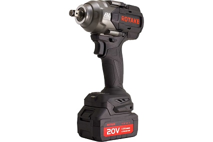 Аккумуляторный ударный гайковерт Rotake 1/2", 1080 нм, 20 В, АКБ 4 Ач 2 шт., в кейсе RC-8803