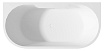 Акриловая ванна Abber AB9296-1.5 150x80, белый