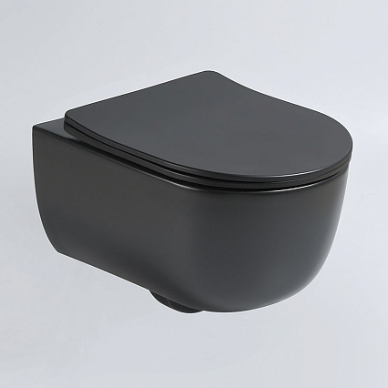 Подвесной унитаз Vincea Evo VT1-34SM 490x355x320 безободковый Подвесной унитаз Vincea Evo VT1-34SM 490x355x320 безободковый