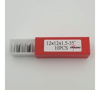 Нож твердосплавный универсальный RED SAMURAI TS 12x12x1,5 (T04F) (10шт.) TPRS0001304