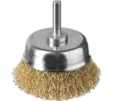 Щетка чашечная (63 мм; витая латунированная стальная проволока 0.3 мм) Зубр 3525-063_z02
