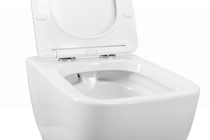 Подвесной унитаз BelBagno Alpina BB10100CHR/SC с сиденьем дюропласт soft close