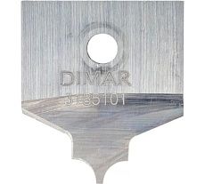 Нож для фрезы острый угол фасад R3.2 B6.35 пятка 0.8, для оправки G1853x19 Dimar 3185101