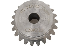 Коническая зубчатая пара ISKRA передат. число: 1:1, M=2, Z1=22, Z2=22 C28A221