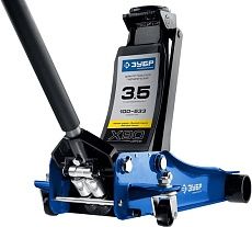 Гидравлический подкатной домкрат 3,5т, 100-533мм, Зубр Профессионал X90 43054-3.5