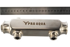 Коллектор PRO AQUA с межосевым расстоянием 100 мм, 2 выхода, 180 мм, 1x1/2 S520MB.02