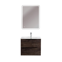 Тумба с раковиной BelBagno Marino-Cer-Mini 60 см Rovere Nature Grigio