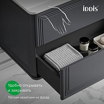 Тумба с раковиной Iddis Oxford Neo 100 см темно-серый матовый OXN10D0i95K