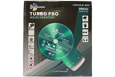 Диск алмазный отрезной по железобетону Turbo pro (350х25.4 мм) TRIO-DIAMOND TP179