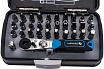Набор бит с трещоткой Hoegert Technik 1/4 , SL, PH, PZ, HEX, Torx, Torx c отверстием 33 шт. HT1R460