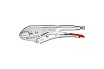 Ручной зажим Knipex круг 40 мм, квадрат 20 мм, под ключ 30 мм, штрихкод на ручках KN-4104250EAN