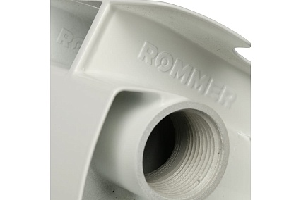 Алюминиевый радиатор Rommer Plus 200 8 секций RAL9016 89990