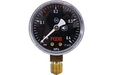 Манометр 0.4 мПа, ацетиленовый, белый корпус FOOB 00000000171
