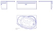 Фронтальная панель Ваннеса Монти 150x66 L/R