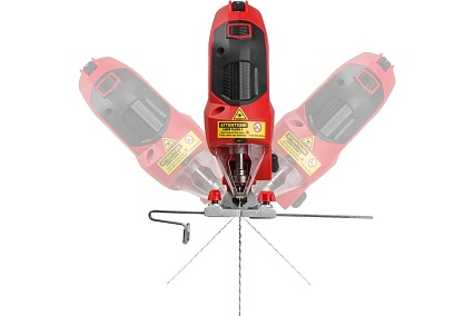 Электрический лобзик Wortex JS 6507 LE в коробке, 650 Вт, 500-3000 ход/мин, пропил до 65 мм 1333579