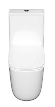 Унитаз-компакт Aquatek Optima Square AQ4451-00 безободковый, смыв торнадо, с микролифтом