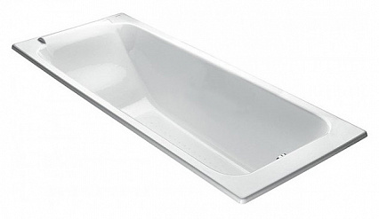 Чугунная ванна Jacob Delafon Parallel 150x70, без отверстий для ручек