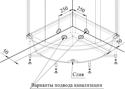 Поддон для душа Радомир 1-11-0-0-0-002 93x93