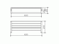 Полка Keuco Elegance 11675010000 хром