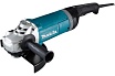 Угловая шлифовальная машина Makita 230 мм, 2700 Вт, 6600 об/мин, плавный пуск, антивиб. рук., антирестарт, расцепляющая муфта, тормоз двигателя, 6.5 кг GA9080X1