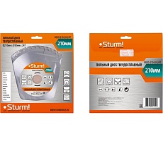 Диск пильный по дереву (210х30 мм; 24T) Sturm 9020-210-30-24T