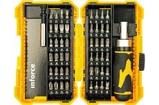 Набор бит для точных работ с держателем (49 предметов) Inforce 06-09-39