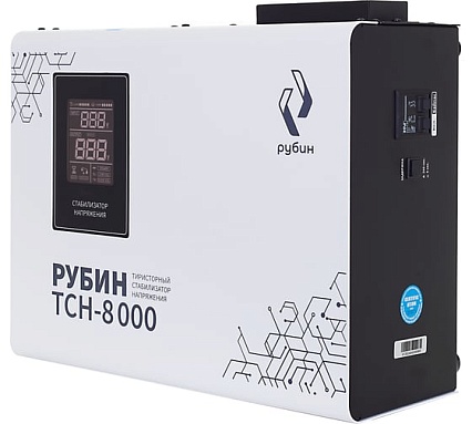 Стабилизатор напряжения однофазный Рубин ТСН 8 000 (8000ВА) РЭ-ТСН 8000