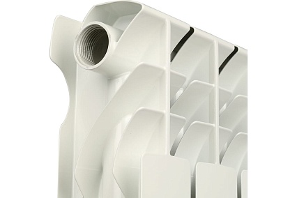 Алюминиевый радиатор Rommer Plus 500 12 секций RAL9016 89567
