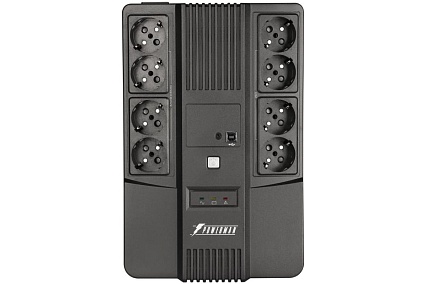 Источник бесперебойного питания Powerman BRICK 650 Plus (Schuko x 8) 6188709