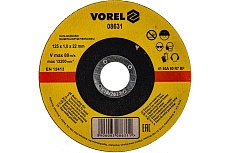 Диск отрезной по металлу (125х1х22 мм) Vorel 08631