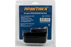 Аккумулятор слайдовый (14.4 В; 1.5 А*ч; NiCd) для инструментов B&D блистер Практика 774-313