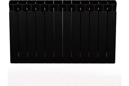 Радиатор Rifar Monolit 500x12 секций НП левый MVL Антрацит RM50012 MVL 9005