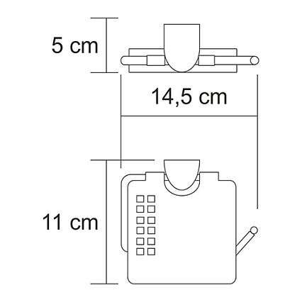 Набор аксессуаров для ванной комнаты WasserKRAFT Kammel K-8300